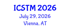 International Conference on Sustainable Tourism Management (ICSTM) July 29, 2026 - Vienna, Austria