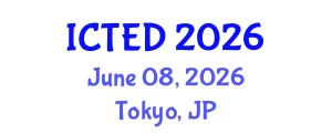 International Conference on Technology, Education and Development (ICTED) June 08, 2026 - Tokyo, Japan
