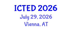 International Conference on Technology, Education and Development (ICTED) July 29, 2026 - Vienna, Austria