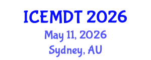 International Conference on Education Media Design and Technology (ICEMDT) May 11, 2026 - Sydney, Australia