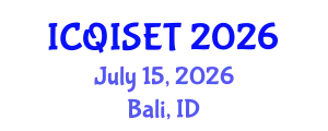International Conference on Quantum Information Science, Engineering and Technology (ICQISET) July 15, 2026 - Bali, Indonesia