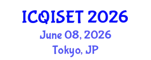 International Conference on Quantum Information Science, Engineering and Technology (ICQISET) June 08, 2026 - Tokyo, Japan