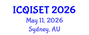 International Conference on Quantum Information Science, Engineering and Technology (ICQISET) May 11, 2026 - Sydney, Australia