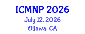 International Conference on Microelectronics, Nanoelectronics and Photonics (ICMNP) July 12, 2026 - Ottawa, Canada