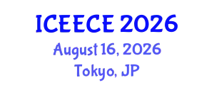 International Conference on Energy, Environmental and Chemical Engineering (ICEECE) August 16, 2026 - Tokyo, Japan
