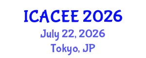 International Conference on Architectural, Civil and Environmental Engineering (ICACEE) July 22, 2026 - Tokyo, Japan