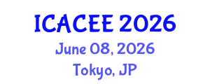 International Conference on Architectural, Civil and Environmental Engineering (ICACEE) June 08, 2026 - Tokyo, Japan