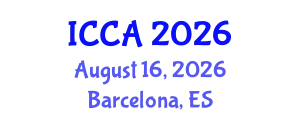 International Conference on Control and Automation (ICCA) August 16, 2026 - Barcelona, Spain