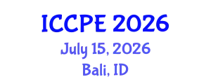International Conference on Chemical and Process Engineering (ICCPE) July 15, 2026 - Bali, Indonesia