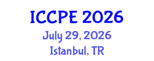 International Conference on Chemical and Process Engineering (ICCPE) July 29, 2026 - Istanbul, Turkey