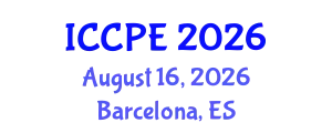 International Conference on Chemical and Process Engineering (ICCPE) August 16, 2026 - Barcelona, Spain