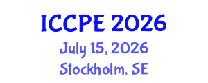 International Conference on Chemical and Process Engineering (ICCPE) July 15, 2026 - Stockholm, Sweden