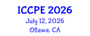 International Conference on Chemical and Process Engineering (ICCPE) July 12, 2026 - Ottawa, Canada