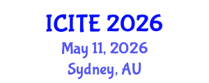 International Conference on Information Technology and Engineering (ICITE) May 11, 2026 - Sydney, Australia