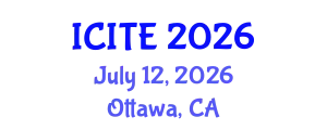 International Conference on Information Technology and Engineering (ICITE) July 12, 2026 - Ottawa, Canada