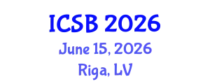 International Conference on Systems Biology (ICSB) June 15, 2026 - Riga, Latvia