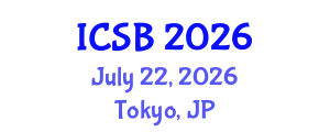 International Conference on Systems Biology (ICSB) July 22, 2026 - Tokyo, Japan