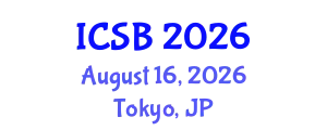 International Conference on Systems Biology (ICSB) August 16, 2026 - Tokyo, Japan