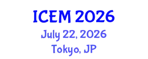 International Conference on Engineering Management (ICEM) July 22, 2026 - Tokyo, Japan