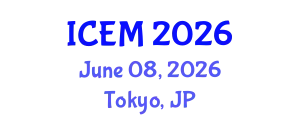 International Conference on Engineering Management (ICEM) June 08, 2026 - Tokyo, Japan