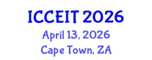 International Conference on Computer Education and Instructional Technology (ICCEIT) April 13, 2026 - Cape Town, South Africa