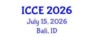 International Conference on Chemical Engineering (ICCE) July 15, 2026 - Bali, Indonesia