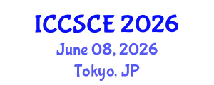 International Conference on Civil, Structural and Construction Engineering (ICCSCE) June 08, 2026 - Tokyo, Japan