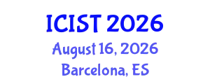 International Conference on Information Science and Technology (ICIST) August 16, 2026 - Barcelona, Spain