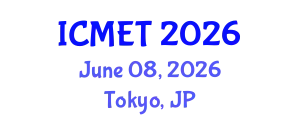 International Conference on Management Engineering and Technology (ICMET) June 08, 2026 - Tokyo, Japan
