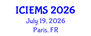 International Conference on Industrial Engineering and Management Sciences (ICIEMS) July 19, 2026 - Paris, France