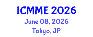 International Conference on Mechanical and Mechatronics Engineering (ICMME) June 08, 2026 - Tokyo, Japan