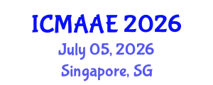 International Conference on Mechanical, Aeronautical and Automotive Engineering (ICMAAE) July 05, 2026 - Singapore, Singapore