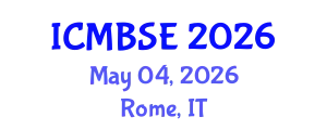 International Conference on Medical and Biological Systems Engineering (ICMBSE) May 04, 2026 - Rome, Italy