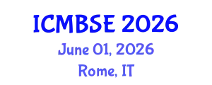 International Conference on Medical and Biological Systems Engineering (ICMBSE) June 01, 2026 - Rome, Italy