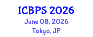 International Conference on Biomedical and Pharmaceutical Sciences (ICBPS) June 08, 2026 - Tokyo, Japan