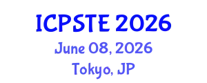International Conference on Pharmaceutical Science, Technology and Engineering (ICPSTE) June 08, 2026 - Tokyo, Japan