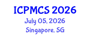 International Conference on Physics, Mathematics and Computer Science (ICPMCS) July 05, 2026 - Singapore, Singapore