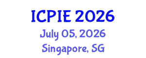 International Conference on Production and Industrial Engineering (ICPIE) July 05, 2026 - Singapore, Singapore
