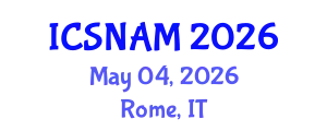 International Conference on Social Network Analysis and Mining (ICSNAM) May 04, 2026 - Rome, Italy