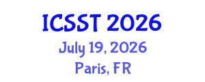 International Conference on Software Science and Technology (ICSST) July 19, 2026 - Paris, France