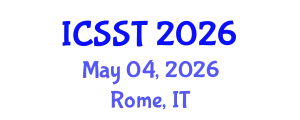 International Conference on Software Science and Technology (ICSST) May 04, 2026 - Rome, Italy