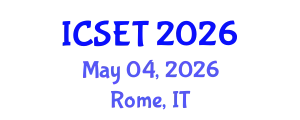International Conference on Structural Engineering and Technology (ICSET) May 04, 2026 - Rome, Italy