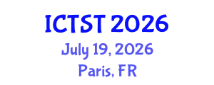 International Conference on Transport Science and Technology (ICTST) July 19, 2026 - Paris, France
