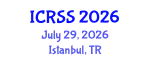 International Conference on Reliability and Structural Safety (ICRSS) July 29, 2026 - Istanbul, Turkey