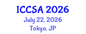 International Conference on Computer Science and Applications (ICCSA) July 22, 2026 - Tokyo, Japan