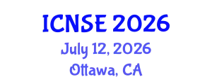 International Conference on Nanomaterials Science and Engineering (ICNSE) July 12, 2026 - Ottawa, Canada