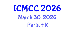 International Conference on Mathematical and Computational Chemistry (ICMCC) March 30, 2026 - Paris, France