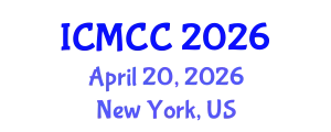 International Conference on Mathematical and Computational Chemistry (ICMCC) April 20, 2026 - New York, United States