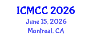 International Conference on Mathematical and Computational Chemistry (ICMCC) June 15, 2026 - Montreal, Canada