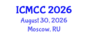 International Conference on Mathematical and Computational Chemistry (ICMCC) August 30, 2026 - Moscow, Russia